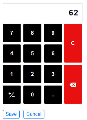Numeric Keypad Editor